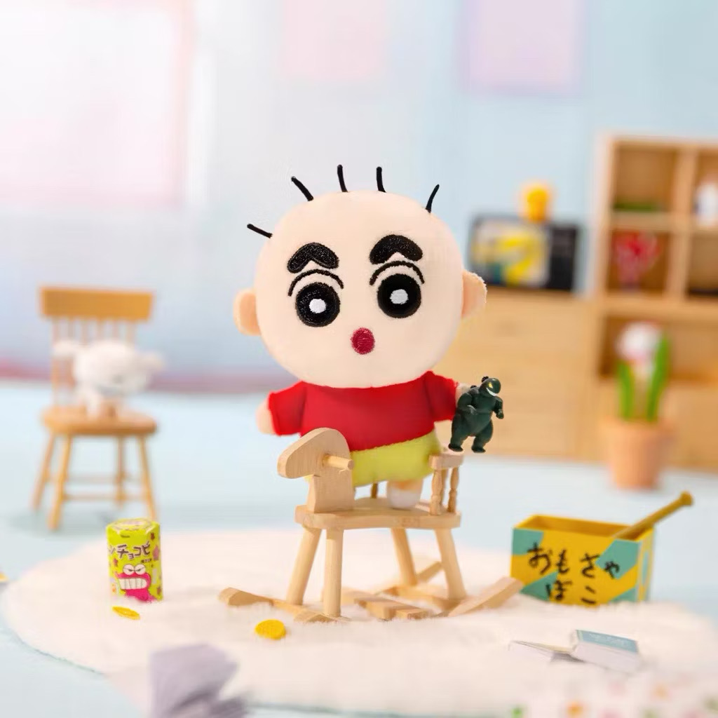 ตุ๊กตาพวงกุญแจ Crayon Shinchan - Baby Plush Keychain Series by Aiying