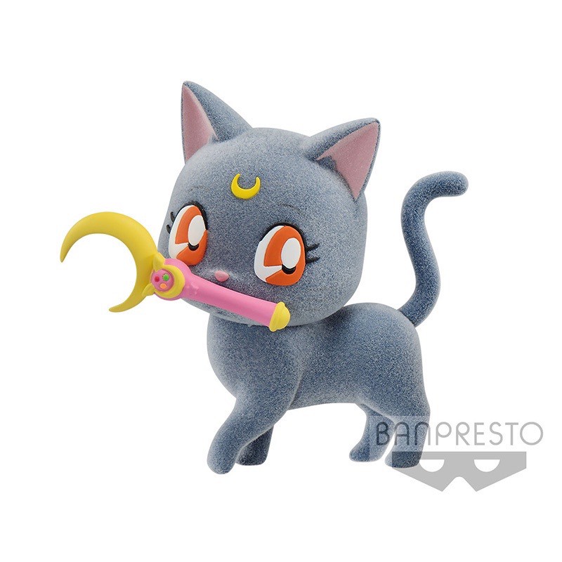 ฟิกเกอร์ ลูน่า เซเล่อร์มูน Pretty Guardian Sailor Moon Fluffy Puffy ~Luna~ (Ver. A/B) by Banpresto