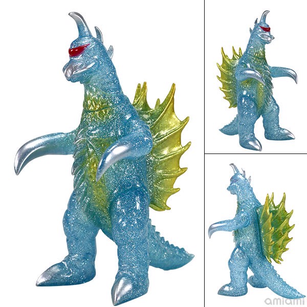 Godzilla - CCP Middle Size Series - Godzilla Vol.12 - Gigan Blue Glitter Ver. Soft Vinyl by CCP (Lot JP)