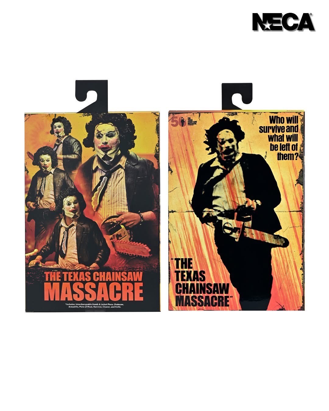 Pre-order : Texas Chainsaw Massacre 50th Anniversary Ultimate Leatherface with Pretty Woman Mask 7” Scale Action Figure by NECA