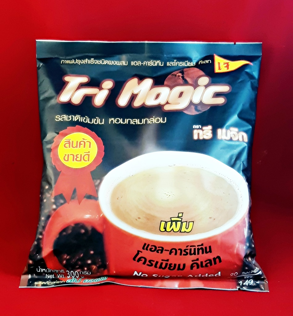 กาแฟเจ ทรีเมจิก แอล-คาร์นิทีน โครเมี่ยม คีเลท 20 ซอง