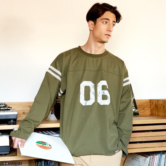 PRE-ORDER : STRICT-G.Fab Goodwear "Mobile Suit Gundam" Football Long Sleeve T-shirt