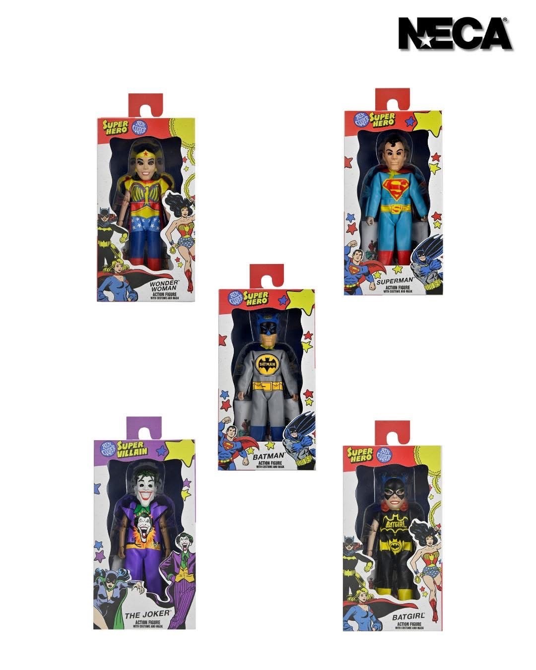 Pre-order : DC Comics x Ben Cooper Costume Kids Collection Series 5 Clothed Action Figure (Set of 5) by NECA
