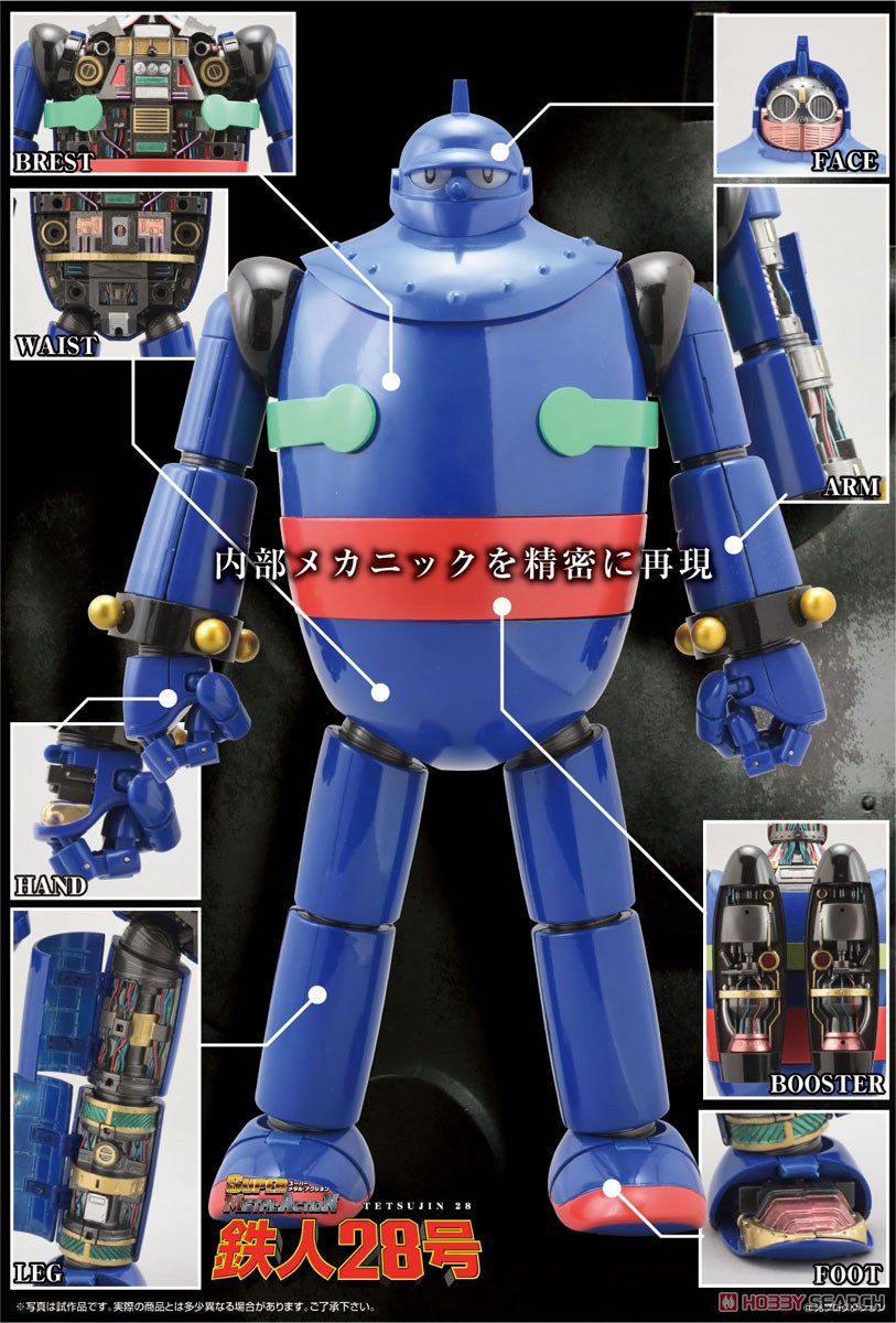 Super Metal Action Tetsujin 28-go by Evolution Toy