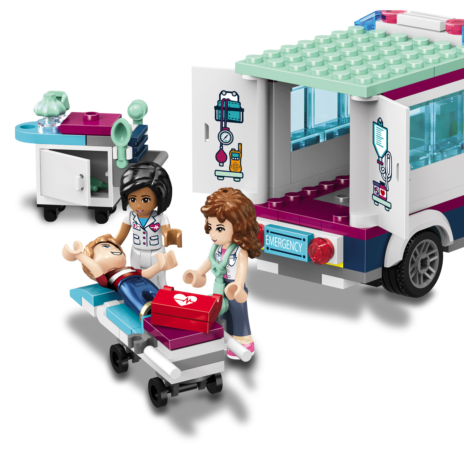 Lele 37036 Friends Heartlake Hospital 932pcs