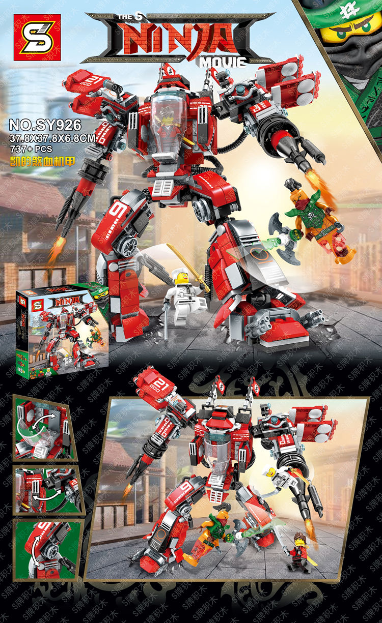 SY 936 Ninjago Fire Mech 737pcs
