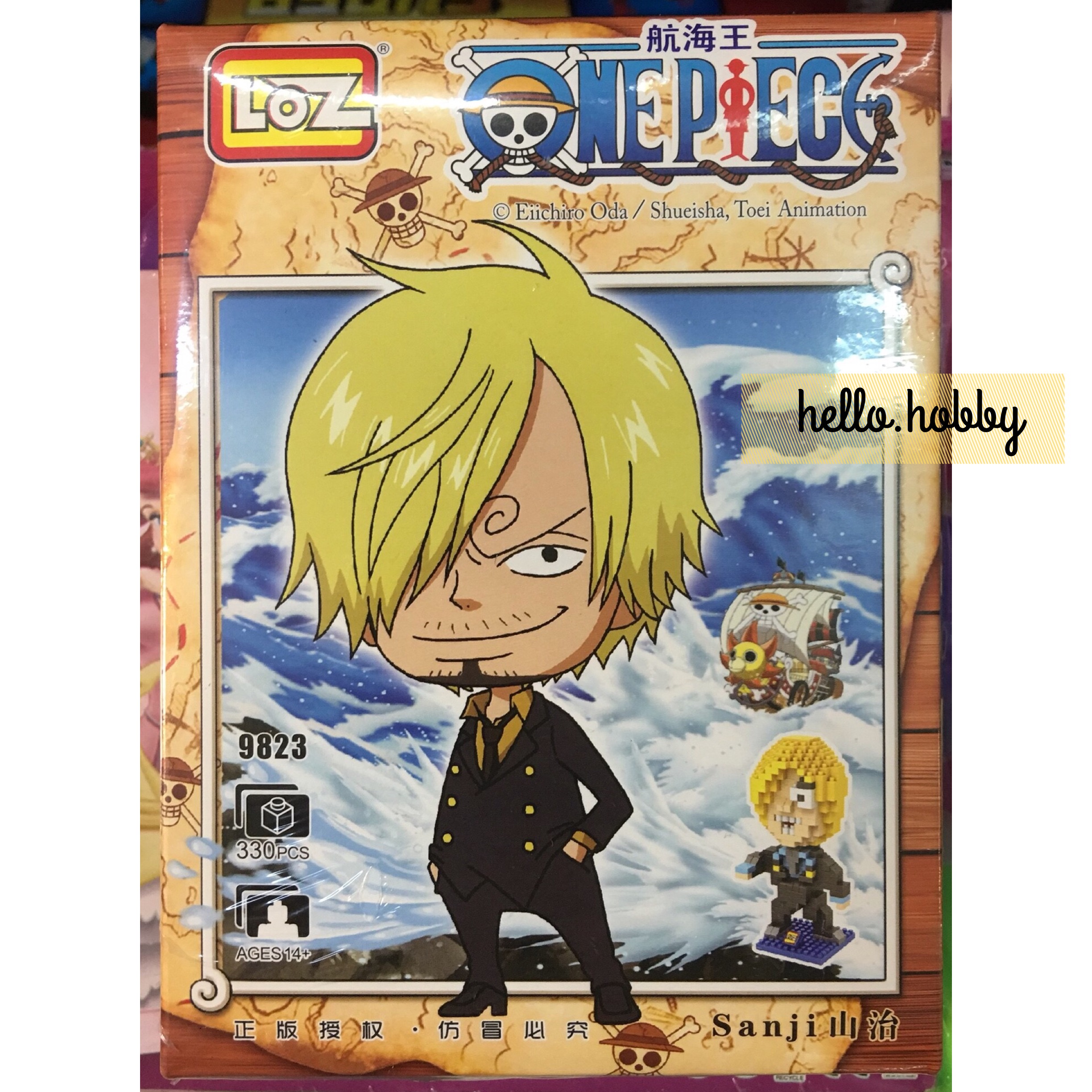 LOZ 9823 One Piece Sanji 330pcs