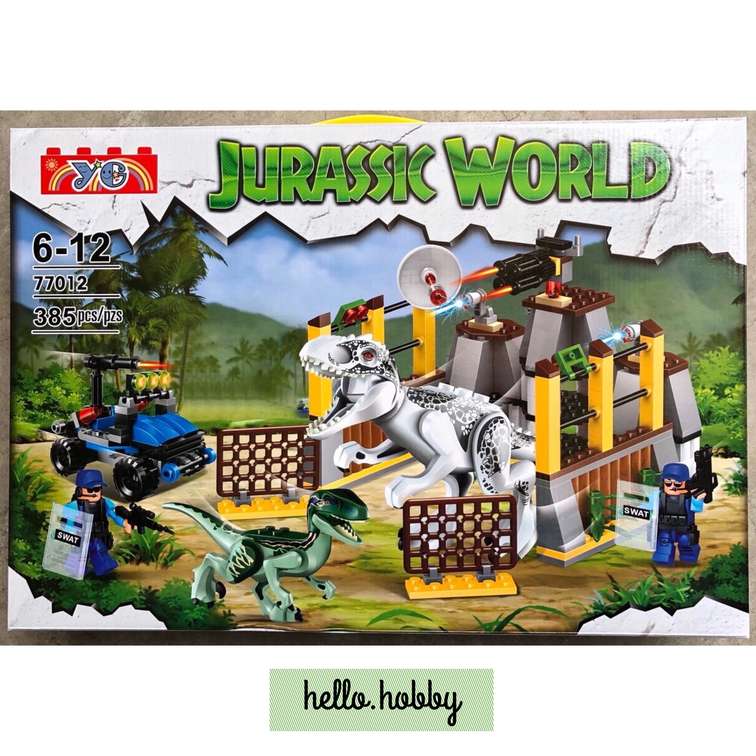 YE 77012 Jurassic World 385pcs