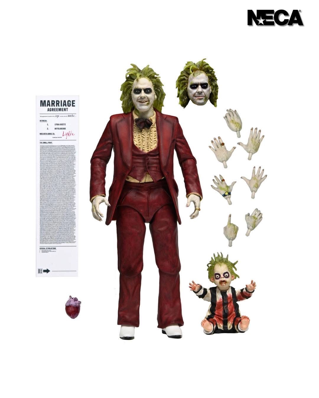Pre-order : Beetlejuice Beetlejuice Ultimate "Red Tuxedo" Beetlejuice Action Figure by NECA