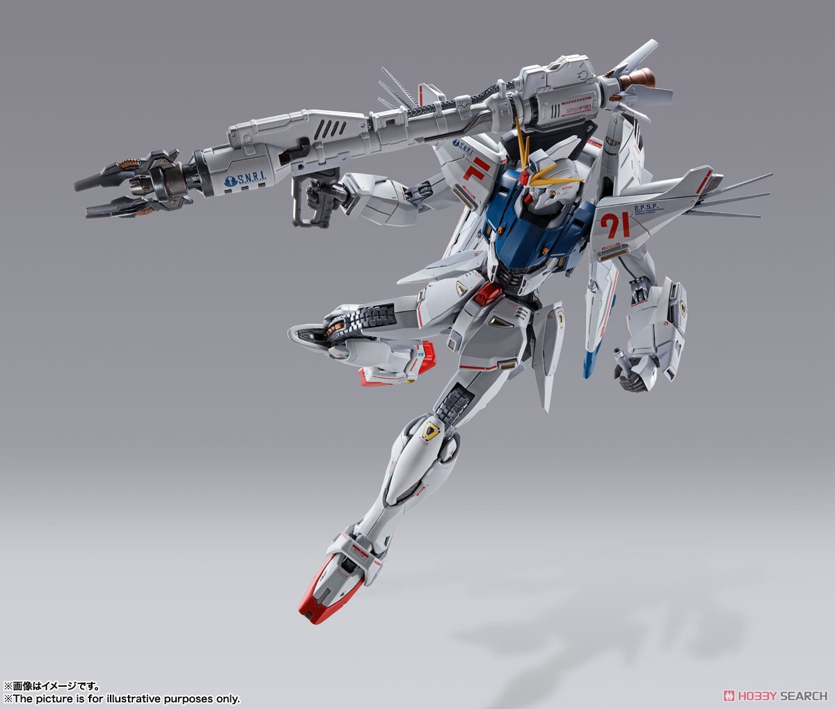 GUNDAM - Metal Build - Gundam F91 Chronicle White Ver. by Bandai