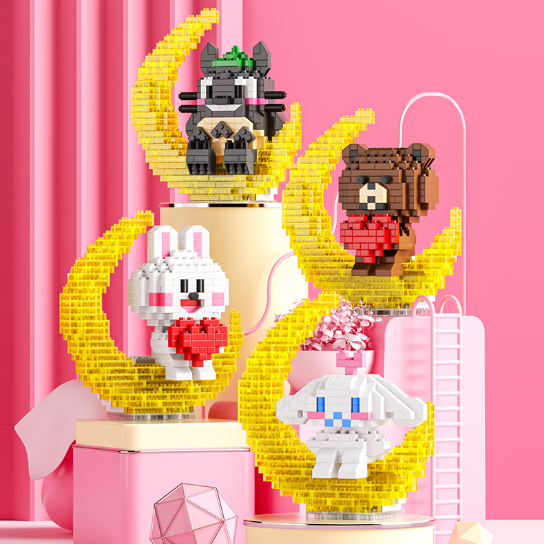 Lele Brother W 2231 - 2243 Disney & Sanrio On The Moon