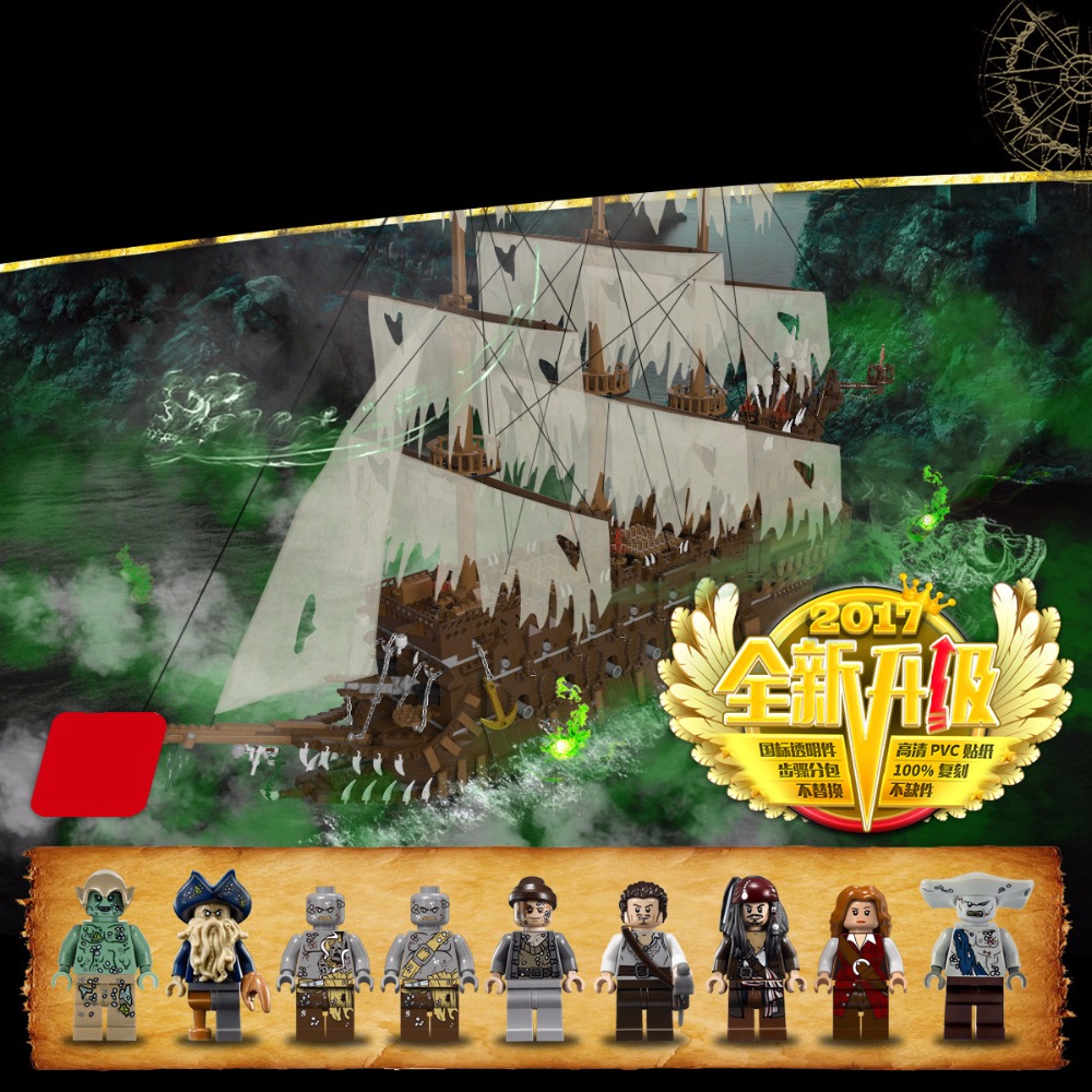 Lepin 16016 Pirates of the Carribean Flying Dutchman 3652pcs