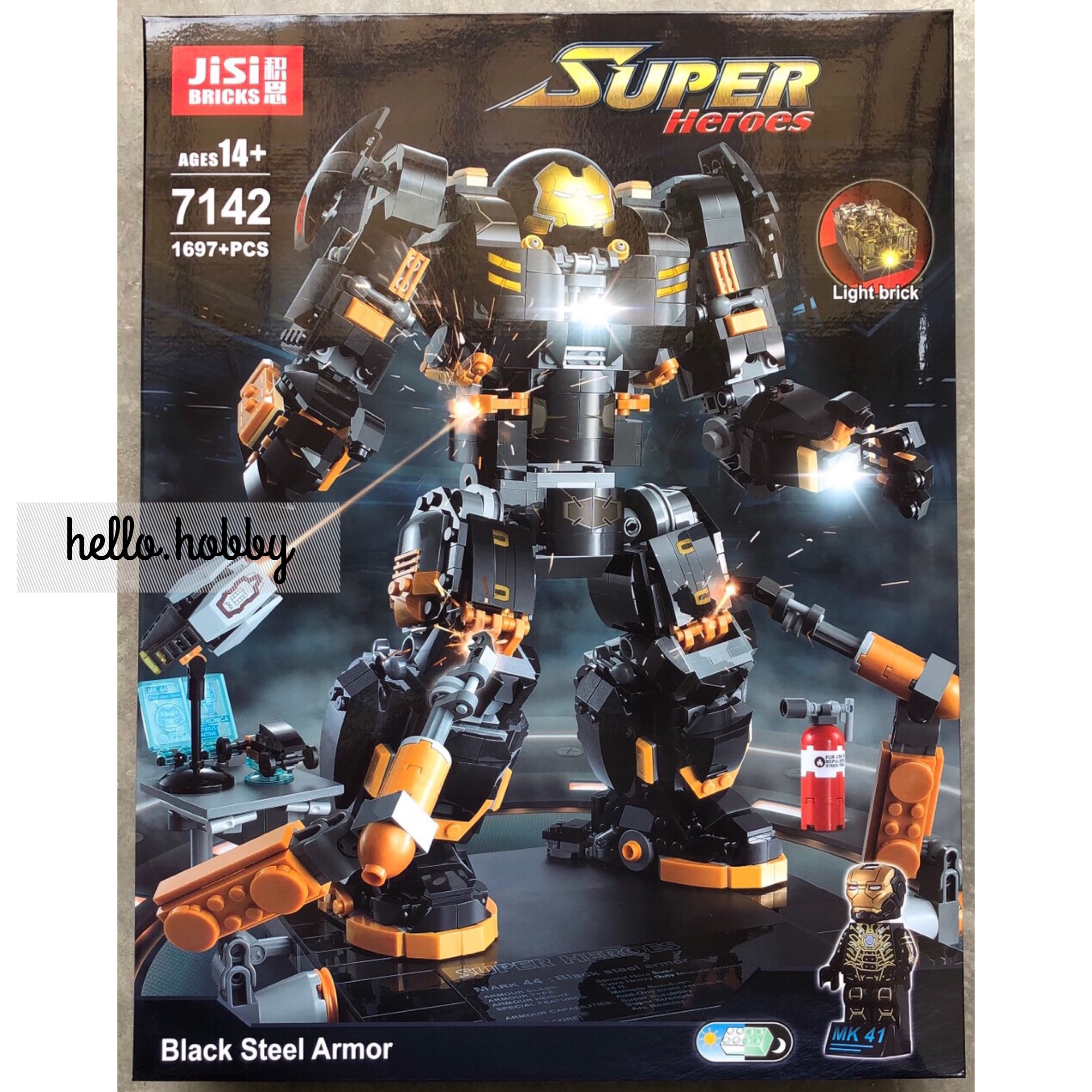 Jisi 7142 Iron Man The Hulkbuster: Ultron Edition 1697pcs