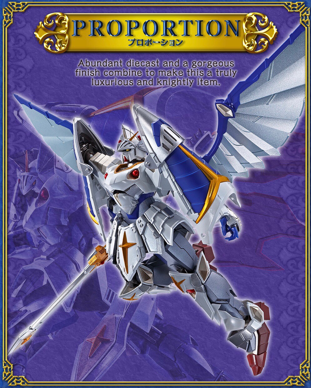 METAL Robot Spirit <SIDE MS> Versal Knight Gundam (Real Type ver.) by Premium Bandai (Lot JP มีกล่องน้ำตาล)