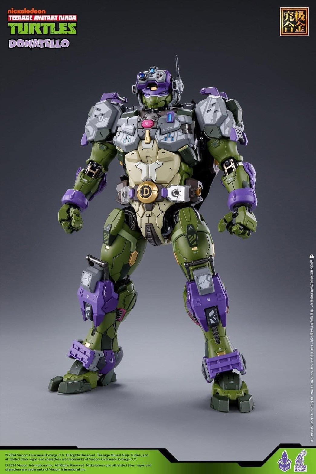 Pre-order : MechaHeat Teenage Mutant Ninja Turtles Donatello Diecast Action Figure by HeatBoys x XZOM SNAP