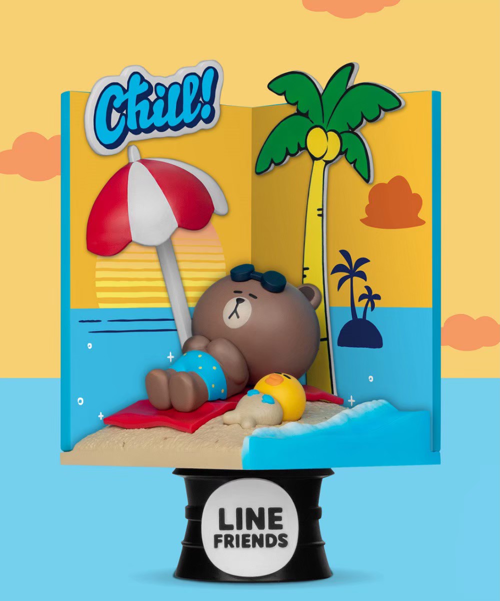 Line Friends - Brown & Friends Dream-Selected Series (Set of 4) by Beast Kingdom