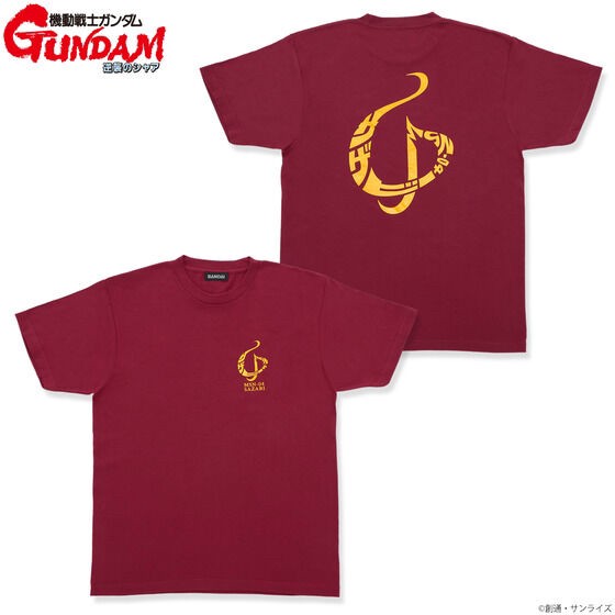 PRE-ORDER : Mobile Suit Gundam Char's Counterattack Mark x Letter Series T-shirt