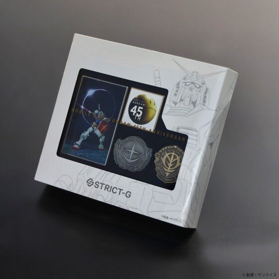 PRE-ORDER : STRICT-G "Mobile Suit Gundam" Gundam Series 45th/30th Anniversary Pin Set