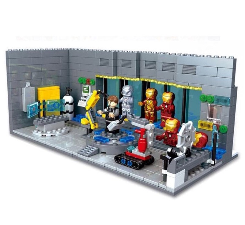 SY 305 Super Heroes Iron Man Laboratory 503pcs