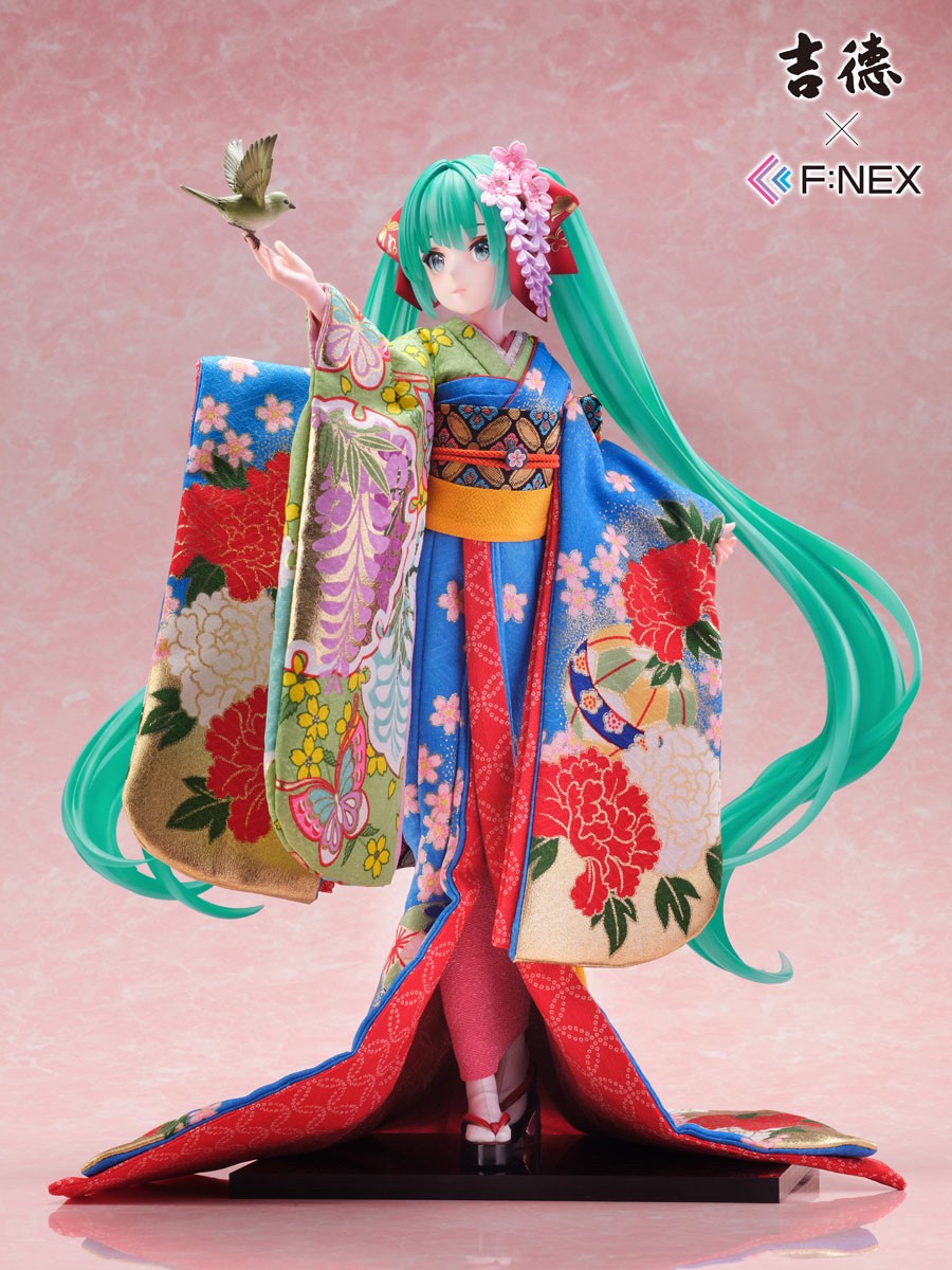 Pre-order : Yoshitoku x F:NEX Hatsune Miku -Japanese Doll- 1/4 Scale Figure by Design Coco x FuRyu