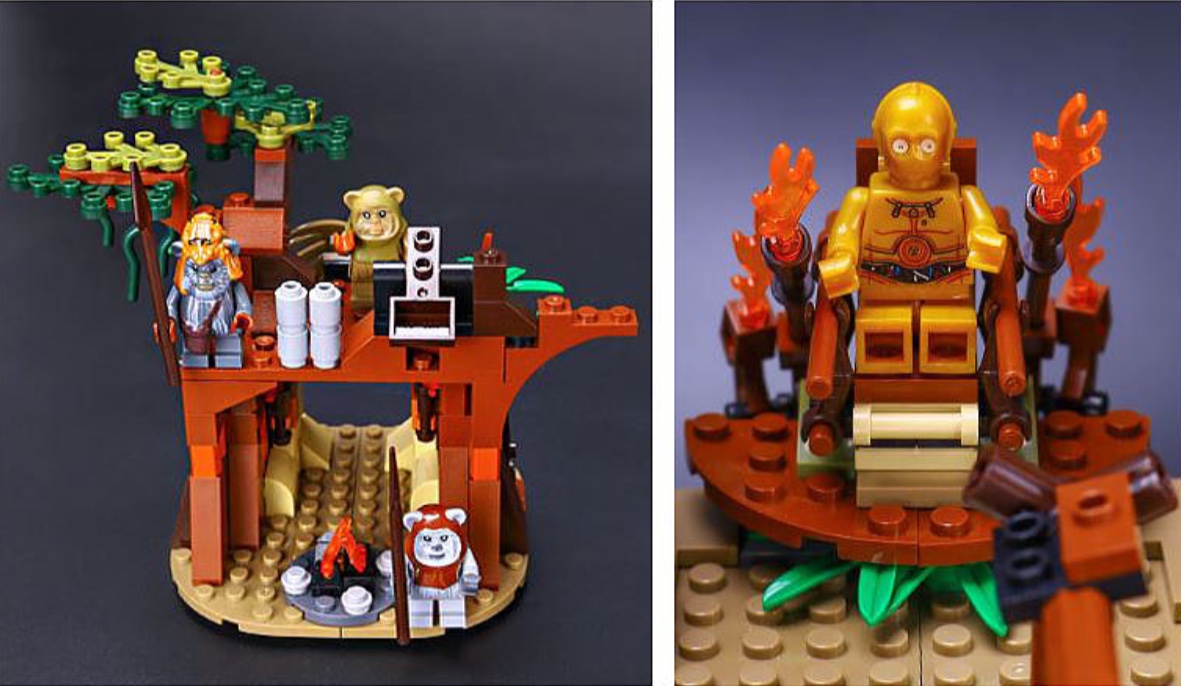 Lepin 05047 Star Wars Ewok Village Star 1990pcs