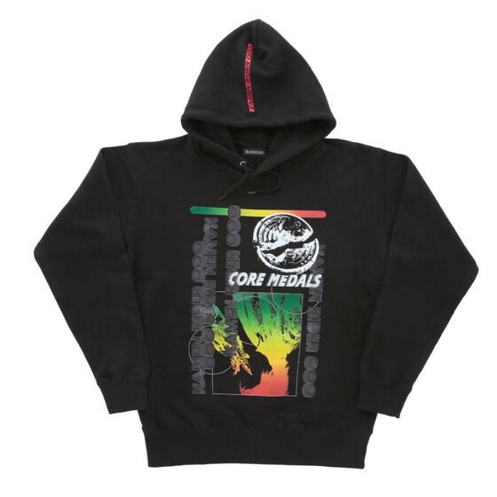PRE-ORDER : Kamen Rider OOO Broken Core Medal Art Hoodie