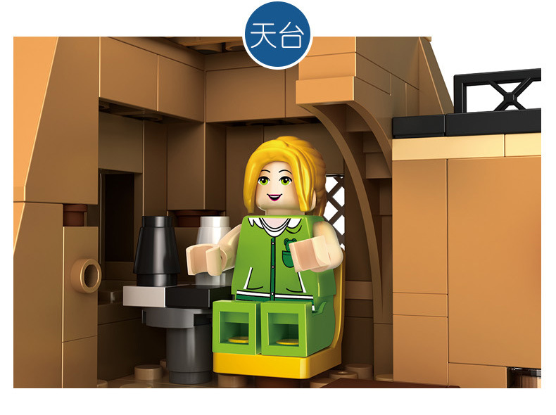 Hsanhe 31001 Train Station 1046pcs