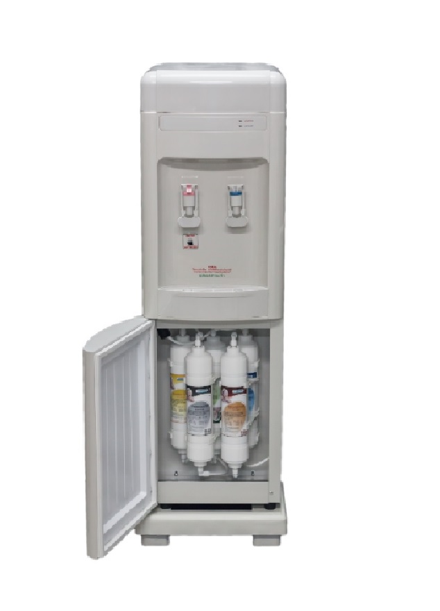 FUJI ICE เครื่องทำน้ำเย็น-ร้อนต่อประปา 5 ขั้นตอน (มีระบบกรองในตัว)