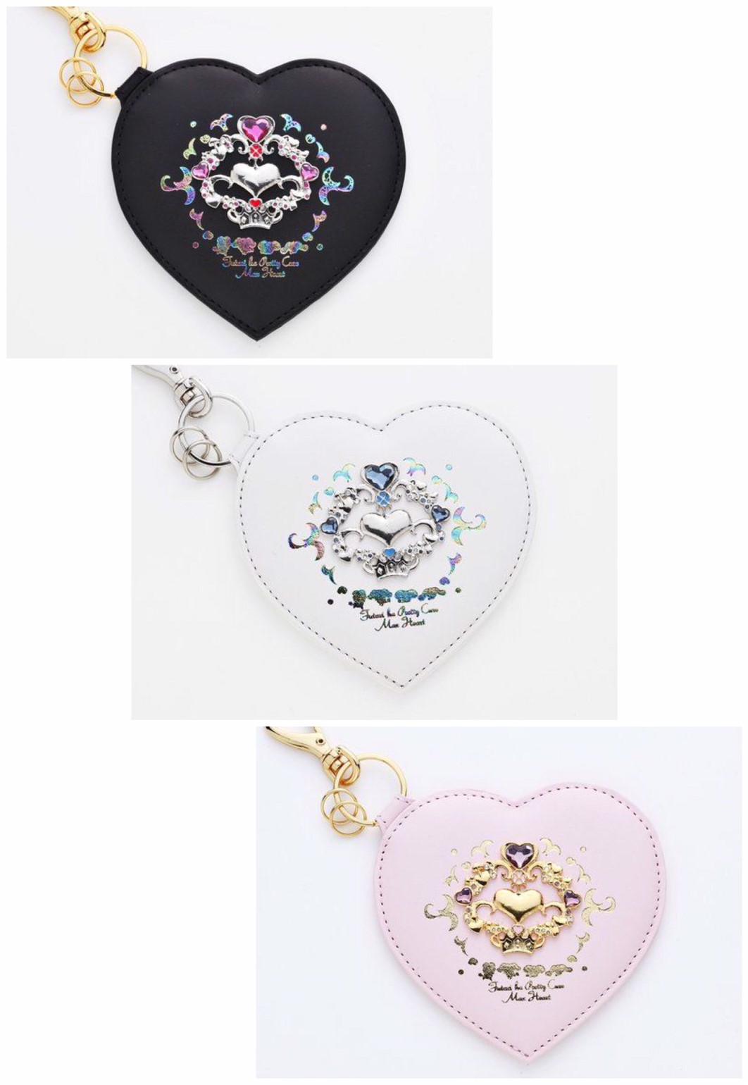 PRE-ORDER : Futari wa Pretty Cure Max Heart Genuine Leather Key Charm
