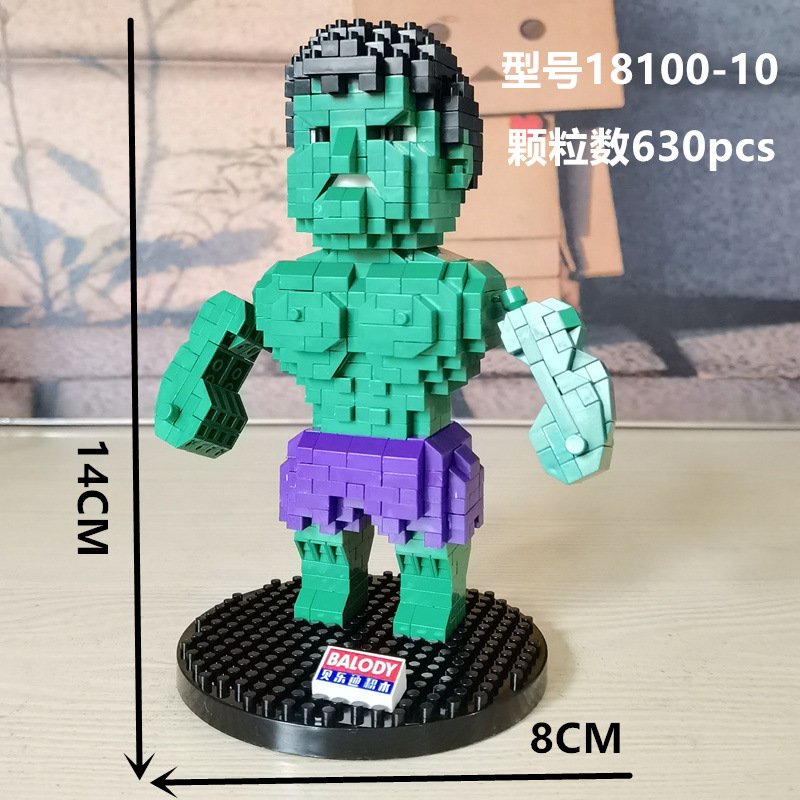 เลโก้นาโนไซส์ xl - Balody 18100 9-16 Super Heroes