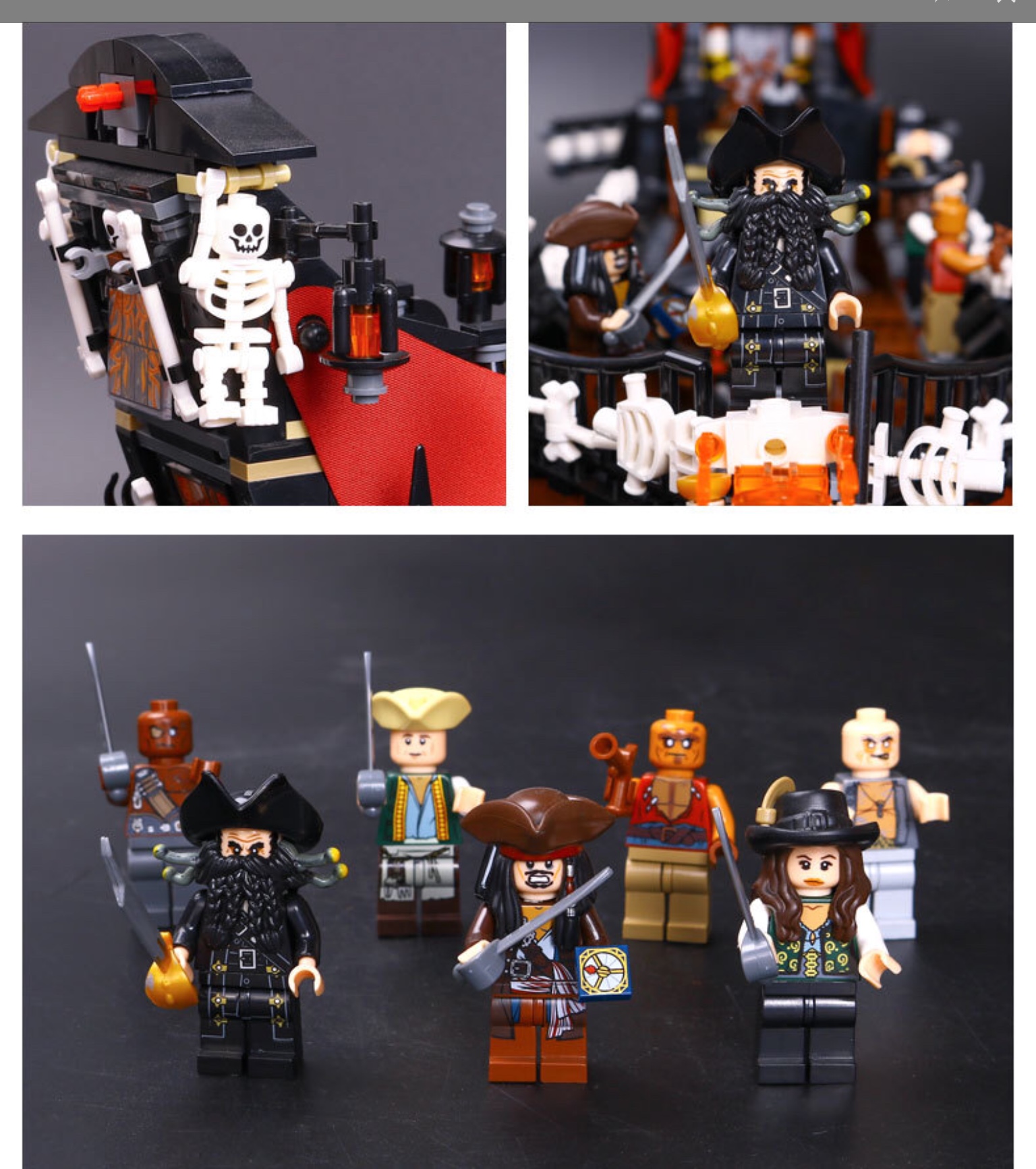 Lepin 16009 Pirates of the Caribbean Queen Anne’s Revenge 1151pcs