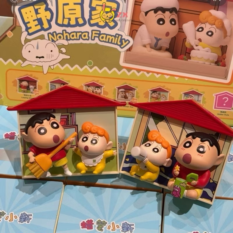 แม่เหล็กติดตู้เย็น ได้ 1ตัว Crayon Shinchan Nohara Family Series Fridge Magnet