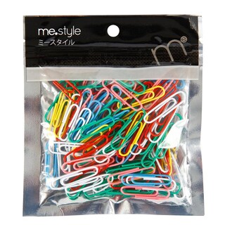 ลวดเสียบกระดาษ 33มม. คละสี 100 ตัว/ถุง ME.STYLE 100233