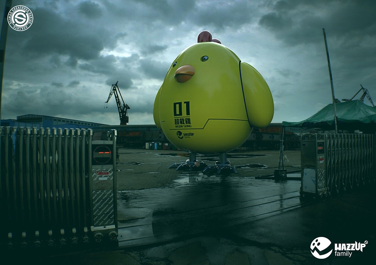 Pre-order : Q-MECH BATTLE CHICKEN ORIGINAL by CCSTOYS