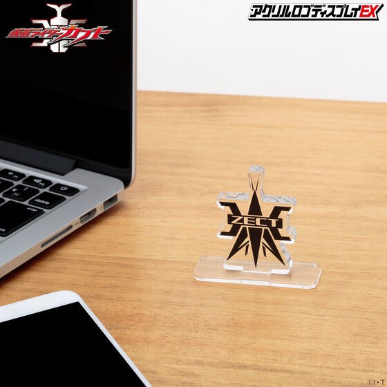 PRE-ORDER : Acrylic Logo Display EX Kamen Rider Kabuto : ZECT (with DX Kabuto Zector Raise Buckle)