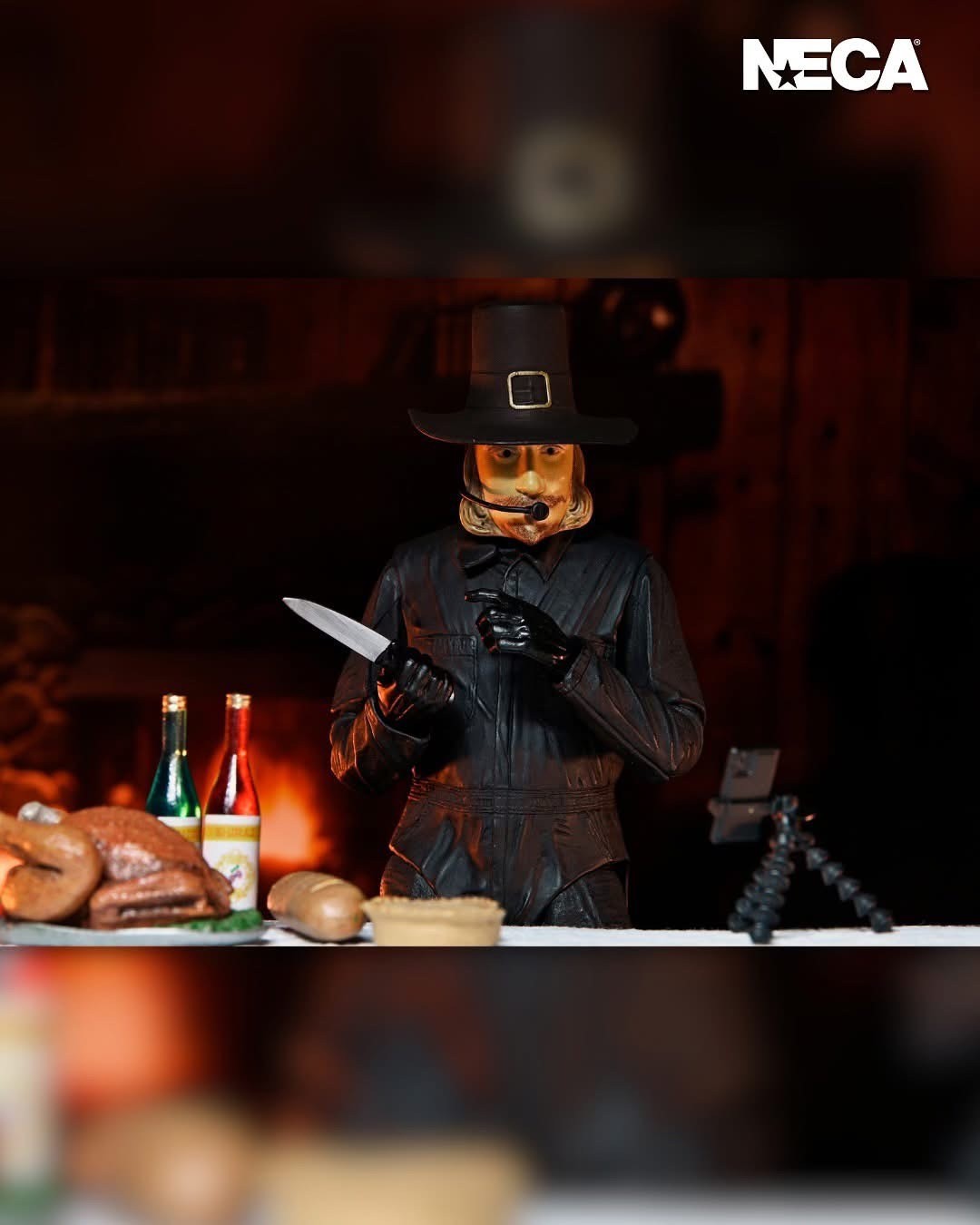 Pre-order : Thanksgiving Ultimate John Carver "No Leftovers" 7" Scale Action Figure by NECA