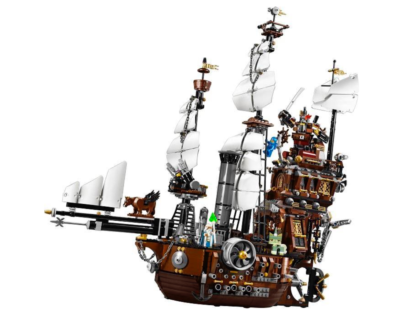 Lepin 16002 The Lego Movie - MetalBeard’s Sea Cow 2791pcs