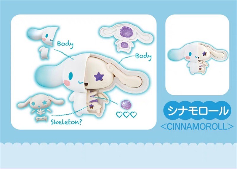 โมเดล Sanrio - Kaitai Fantasy - Sanrio Mix Half-Skeleton