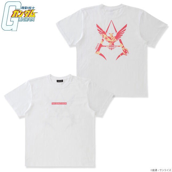 PRE-ORDER : Mobile Suit Gundam Mark x MS T-shirt Char Model
