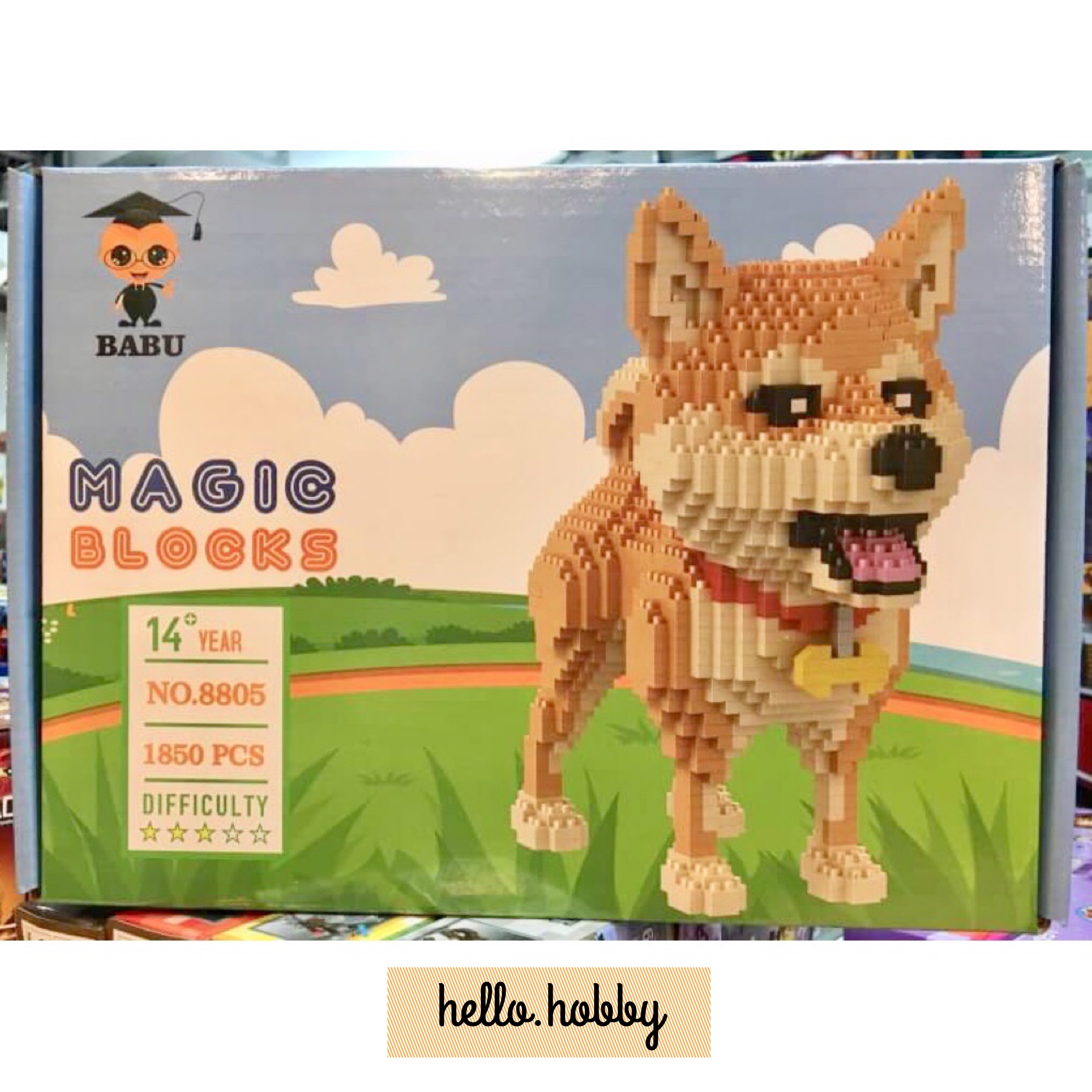 Babu 8805 Shiba Inu 1850pcs