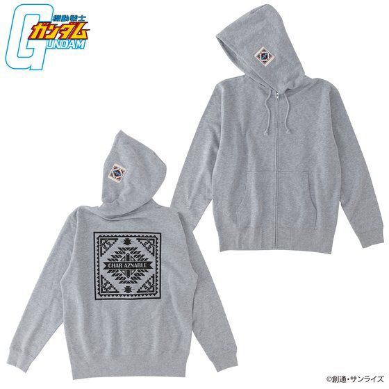 PRE-ORDER : Mobile Suit Gundam Native Pattern Zip Parka Char Aznable