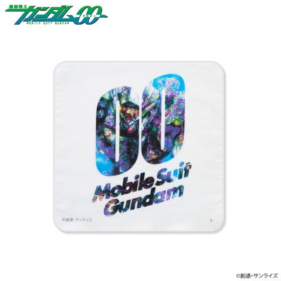 PRE-ORDER : Mobile Suit Gundam 00 00 Design Series / Flower Motif Gauze Handkerchief