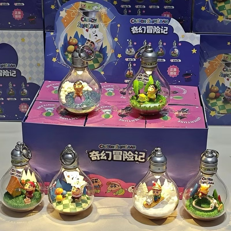 โมเดลได้ 1 ตัว - Crayon Shinchan - Adventure in The Light Bulb Series by Lianyu (มีไฟ)