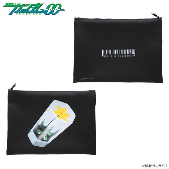 PRE-ORDER : Mobile Suit Gundam 00 Flower Motif Series Big Size Pouch