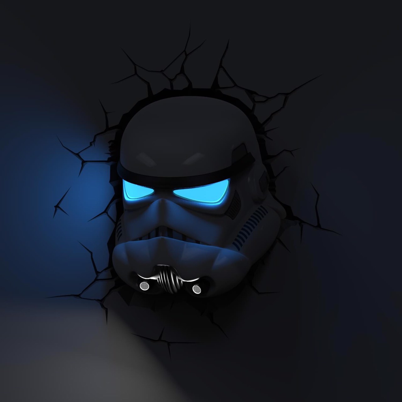 โคมไฟติดผนัง 3D - Star Wars - Stormtrooper 3D Deco LED Light by 3D Light FX