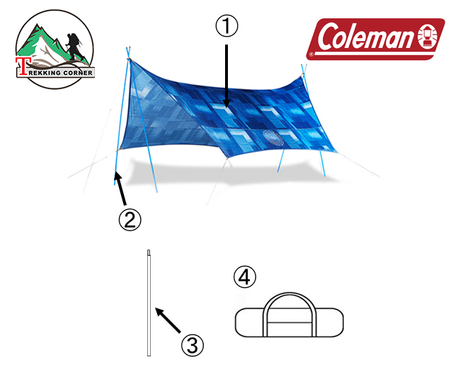 Coleman - チミタ　新品！コールマン IL XP MDX  デニム柄　20000 Amazon | Coleman(コールマン) XPヘキサタープ/MDX+ グレー