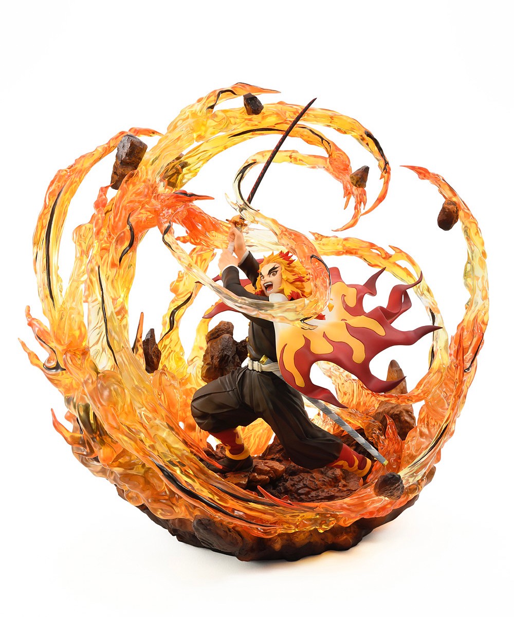 Pre-order : Kyojuro Rengoku DX Ver. 1/8 Scale Figure By BellFine (Reproduct)