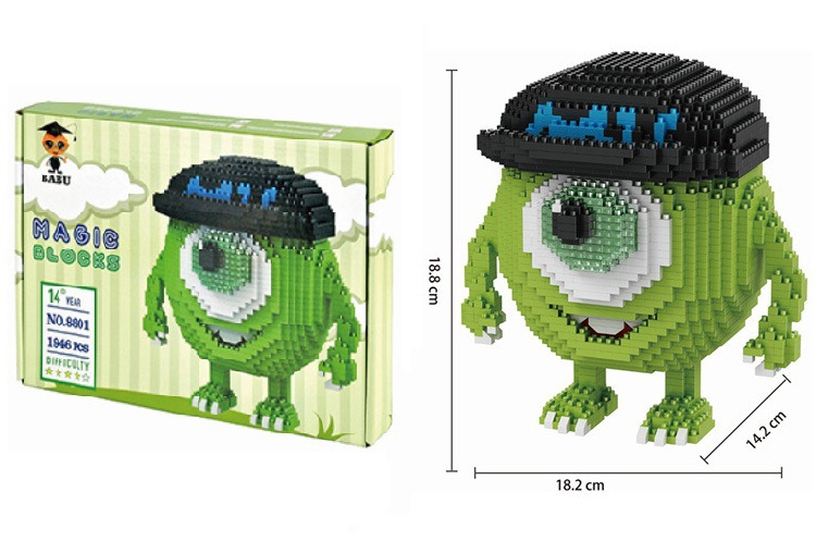 Babu 8801 Monster Inc. Mike 1946pcs