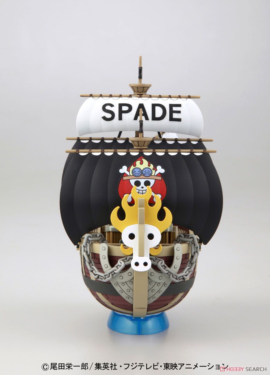 ONE PIECE Grand Ship Collection - Spade Pirates Pirate Ship Plastic Model Kit by Bandai