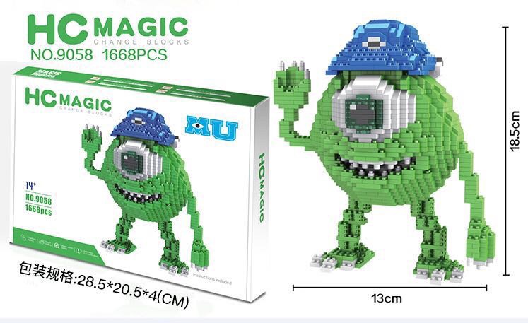 HC Magic 9058 Monster Inc. Mike 1668pcs